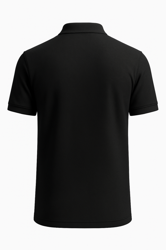 Plain Black Polo